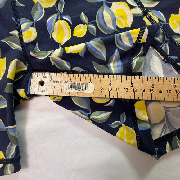 Sweaty Betty Power 6” Bike Shorts in Blue Lemon Tree Size Medium  US 8 - Picture 7 of 15